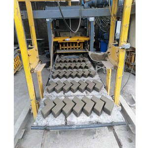 SY automatische Beton ziegel herstellungs maschine QTJ4-25 elektrischer Beton ineinandergreifen der Hohl block, der Maschinen preis in Guinea herstellt - Product Image 4