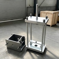 Dispositivo de Prueba de Resistencia de Unión de Varillas de Hormigón, Cubo de Prueba de 150 mm, Manómetro de 0-1 mm para Máquina de Pruebas Universal