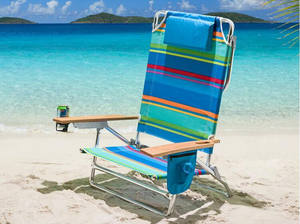 Gear <span class=keywords><strong>Silla</strong></span> de <span class=keywords><strong>mochila</strong></span> de acero de 5 posiciones <span class=keywords><strong>con</strong></span> bolsa de refrigeración <span class=keywords><strong>Silla</strong></span> de <span class=keywords><strong>playa</strong></span> plegable portátil para acampar al aire libre <span class=keywords><strong>con</strong></span> mango de madera - Product Image 5