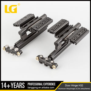 ISO9001 Ningbo Lianggong Китай OEM черные алюминиевые и цинковые двустворчатые дверные петли - Product Image 6