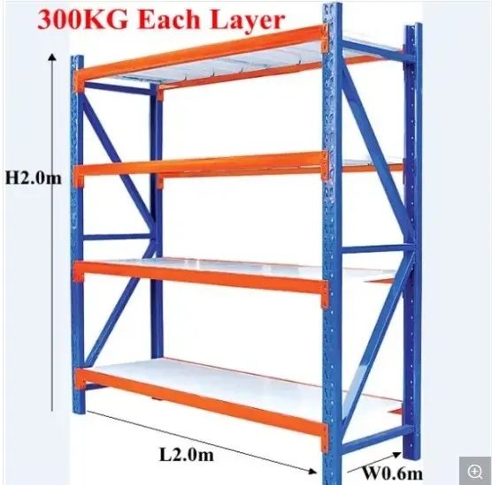 Multi-function shelf Light and medium warehouse shelves Display racks