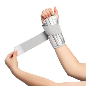 Sangle de soutien sportive transfrontalière pour poignet, six bandes en acier, protection de compression pour la gaine tendineuse, en polyester et coton détachable - Product Image 2