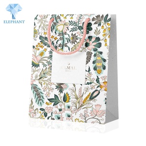Custom Personalized Logo Cheap Die Cut Biodegradable Reusable Retail Brand Paper Bag Print - Product Image 4