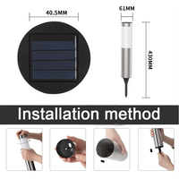 Luces Solares de Jardín con Sensor de Movimiento, Lámpara LED de Estaca para Exteriores, IP65 Impermeable, Luz Blanca Cálida, Alimentada por Batería, Lámpara Negra para Camino de Jardín