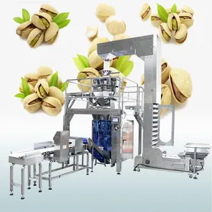 Machine d'emballage multifonctionnelle automatique de remplissage de grains de café de riz de sel de sucre noix de granules d'aliments pour animaux familiers