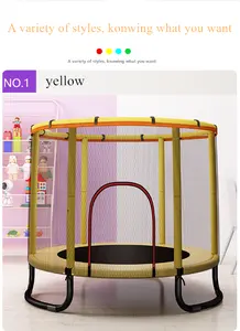 Çocuklar ve yetişkinler için yuvarlak trambolin koruyucu Net PVC malzeme ile kapalı/açık kullanım için erkek ve kız - Product Image 4