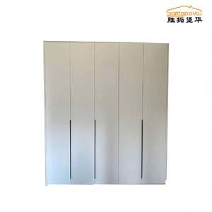 Santopova Fournisseur d'usine Prix d'usine Design moderne de placard sur mesure en contreplaqué MDF de luxe Armoire de chambre à coucher haut de gamme - Product Image 3