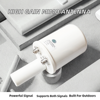 Antena WiFi Inalámbrica 3G 4G 5G MIMO, Antena Parabólica Vertical para Exteriores, Reflector de Alta Ganancia 32dBi, Conector N Hembra