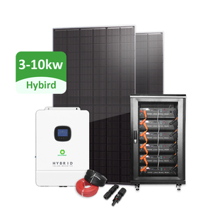 ชุดพลังงานแสงอาทิตย์สีเขียว 220V 240V 380V ระบบไฮบริดออฟกริด พร้อมแบตเตอรี่ 48V 51.2V ระบบไฮบริดพลังงานแสงอาทิตย์ รวมระบบออนกริด - Product Image 2