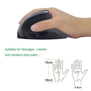 Không dây dọc chuột 2.4GHz quang Ergonomic chuột với USB-C có thể sạc lại pin có thể điều chỉnh DPI 800 1200 1600 cho công việc - Product Image 5