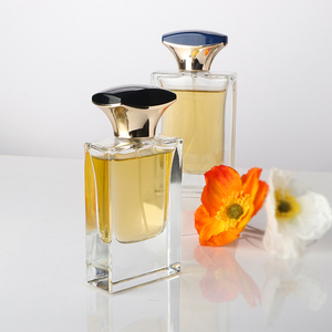 30ml chai nước hoa hình chữ nhật cao cấp 50ml với Thân thủy tinh trong suốt và nắp màu xanh lạ mắt - Product Image 3