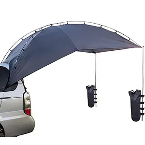 用于SUV汽车露营、拖车和重叠的轻型卡车顶篷的多功能泪滴遮阳篷