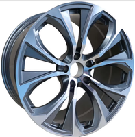 Jantes en alliage d'aluminium forgé Flrocky, design à cinq branches, chromées argentées, 18, 19, 20 pouces, populaires pour la vente en gros, jantes de rechange