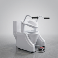 Lève-siège de toilette motorisé pour la maison, équipement d'assistance pour salle de bain sans rénovation, pour personnes handicapées