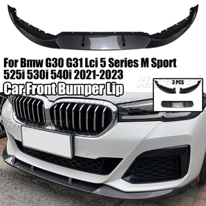 สำหรับ BMW ซีรีส์ 5 G30 LCI M Sport 525i 530i 540i ชุดแต่งกันชนหน้า สปอยเลอร์ดิฟฟิวเซอร์ ปี 2020-2022 ลายคาร์บอนไฟเบอร์ - Product Image 1