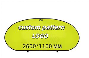 Support de bannière pop-up pliable - Affichage portable léger pour les expositions et les promotions Taille - 4' * 2.5' - Product Image 3