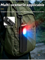 Linterna de Bolsillo EDC Compacta, Recargable, LED, con Clip, COB, Portátil, Magnética, para Llavero, Trabajo, Camping, Emergencias