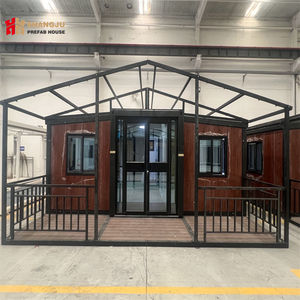 Casa prefabricada de 3 dormitorios a <span class=keywords><strong>la</strong></span> venta para el hogar Bar <span class=keywords><strong>Hotel</strong></span> hecha de Panel sándwich de acero de madera para decoración de baño - Product Image 3
