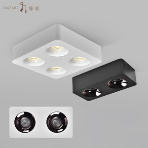 Thương Mại Siêu Mỏng Cct Tuya Thay Đổi Độ Sáng Downlight Khung 18W 36W 54W 72W Thông Minh Chống Lóa Bề Mặt Gắn LED Xuống Ánh Sáng - Product Image 1