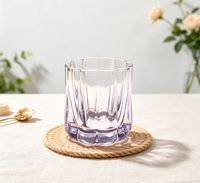 Verres modernes pour café glacé, jus, eau, nourriture – Tasses à eau en verre, compatibles lave-vaisselle