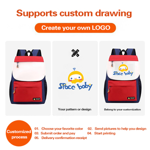 Borse da scuola personalizzate per uomini e donne borse da scuola per bambini con Logo stampato personalizzato in poliestere - Product Image 3