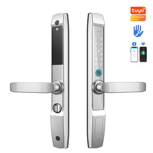 <span class=keywords><strong>Serrure</strong></span> de porte intelligente <span class=keywords><strong>connectée</strong></span> au Wi-Fi pour portes en acier/verre avec application et sécurité numérique pour la maison - Product Image 1