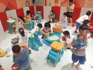 Công viên giải trí bằng gỗ hồ cát lấp đầy hoa sen trẻ em hạt cát gỗ rắn hạt gỗ nhỏ hạt - Product Image 5