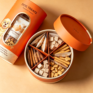 Tube en papier kraft personnalisé style minimaliste avec poignée pour thé et grains de café, estampage à chaud, écologique, recyclable, biodégradable - Product Image 3