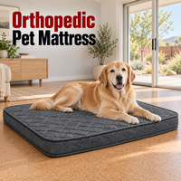 Lit Orthopédique XL en Mousse Haute Densité pour Chiens et Chats, avec Rebord, Lavable, Soutien pour Chiens Âgés, Confort Intérieur, OEM ODM