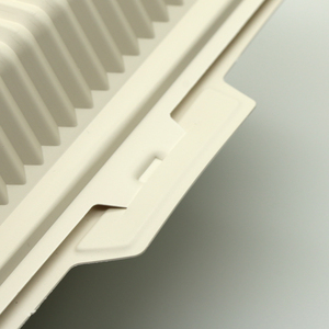 Barquette alimentaire compostable en amidon de maïs PP biodégradable à 3 compartiments, écologique, <span class=keywords><strong>jetable</strong></span>, rectangulaire, 50 oz - Product Image 3