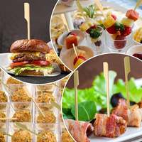 Brochettes de bambou plates biodégradables 100 % naturelles, multi-tailles, qualité alimentaire, Teppo Stick, vente directe usine