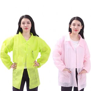 Ce Certified <b>Doctor</b> Coat White Soft Wholesale Lab Chemical Resistant Lab Coat - Product Image 1