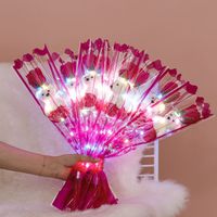 Bouquet de fleurs de savon créatif en forme d'ours pour la promotion de Noël et la fête des Mères, décoration d'intérieur, cadeau de fêtes