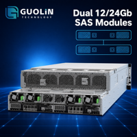 Lenovo ThinkSystem D4390, Almacenamiento Conectado Directamente (DAS), 4U, 90 Bahías, 24G SAS JBOD, Gabinete DAS, Expansión de Almacenamiento de Alta Densidad Empresarial