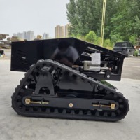 Mesin Pemotong Rumput Robot Karet Super Populer, Berbahan Bakar Bensin, Self-propelled, Remote Control untuk Kebun, Dijual dengan Harga Grosir