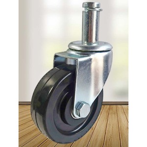 4-Zoll-Lenkrollen, 100mm Durchmesser, 32mm Breite, ohne Bremse, glattes und langlebiges Lenkrad für Lager - Product Image 1