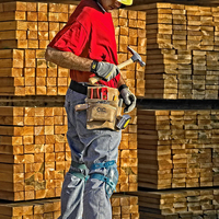 IP489X Bolsa de herramientas de gamuza y cinturón de tela polivinílica 3 bolsillos más ligero que los cinturones de cuero tradicionales para trabajo de carga ligera Bolsa de herramientas ligera
