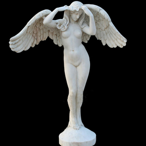 Stile moderno in marmo bianco David statua occidentale famoso classico prodotto da <span class=keywords><strong>giardino</strong></span> per alberghi e giardini statuetta in pietra per la vendita - Product Image 4
