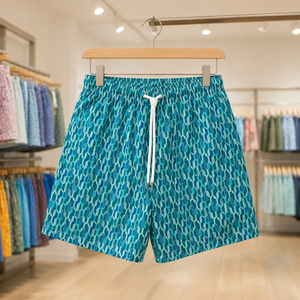 Shorts de Playa y Surf de Secado Rápido <span class=keywords><strong>para</strong></span> Hombre, Fabricados con Nylon 100% Reciclado, de Alta Calidad, con Estampado Personalizado, de Lujo - Product Image 3