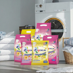 OMOKLIN OEM vente en gros de détergent en poudre de haute qualité 150g 500g 1kg de savon en poudre différentes tailles nettoyage rapide savon à lavage rapide - Product Image 2