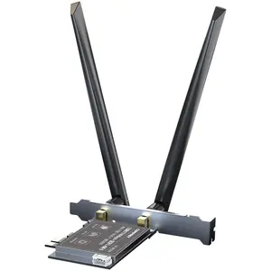 Tri-Band Expands WiFi Into 6GHz/5GHz/2.4GHz 8774Mbps High Power PCI-E Wireless Network Adapter Wifi 7 Bluetooth 5.4