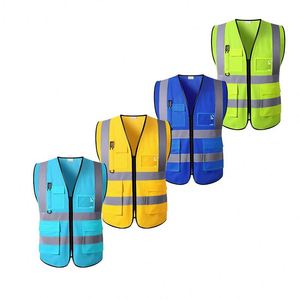 Gilet de sécurité en gros Gilet de sécurité pour travailleurs routiers Logo de gilet de sécurité pour l'industrie des transports - Product Image 1