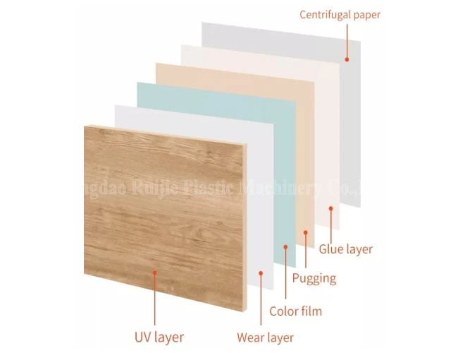 Plastic LVT Luxury LVT Tile Flooring PVC Vinyl Flooring Production Line