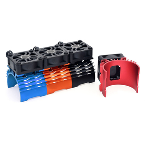 Dissipateur thermique de moteur RC avec ventilateur de refroidissement, couvercle de dissipateur thermique en aluminium pour moteur sans balais de voiture RC 1/5 1/8 - Product Image 4