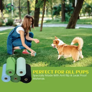 Dog Outdoor Convenient Portable Outdoor Cleaning Bag Portable Pet Compostable Garbage Bag Dog Degradable Plastic Bag