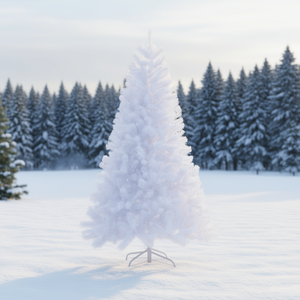 Árbol de Navidad Artificial de 9 Pies para Exteriores, de Plástico Ligero, Fácil Instalación, Sin Luces Decorativas - Product Image 2