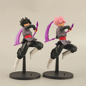 หุ่นฟิกเกอร์ตุ๊กตามังกรมาใหม่โมเดลหุ่นตุ๊กตา zamasu กล่องสีชมพูสีดำลูกชายโกคู - Product Image 2