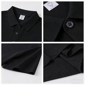 Polos de Trabajo Lisos de Color Sólido al por Mayor, Económicos, Unisex, Ligeros, de 150 Gramos, con Impresión Personalizada - Product Image 3