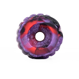 BDSM Bondage Slave Flirting Restraint Erotic PU Leather Lips Ring Open Mouth Gag Silicone Ball Sex Toy for Couples Adult Games - Product Image 2