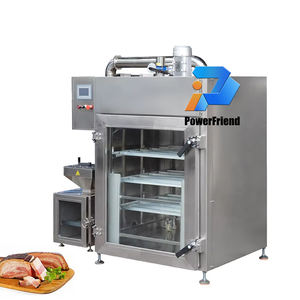 Fumoir automatique Powerfriend modèle 150 pour viande, canard, poisson, pieds de porc, <span class=keywords><strong>machine</strong></span> <span class=keywords><strong>à</strong></span> fumer, fumoir 500-1000 kg/h pour ligne de transformation de saucisses - Product Image 4
